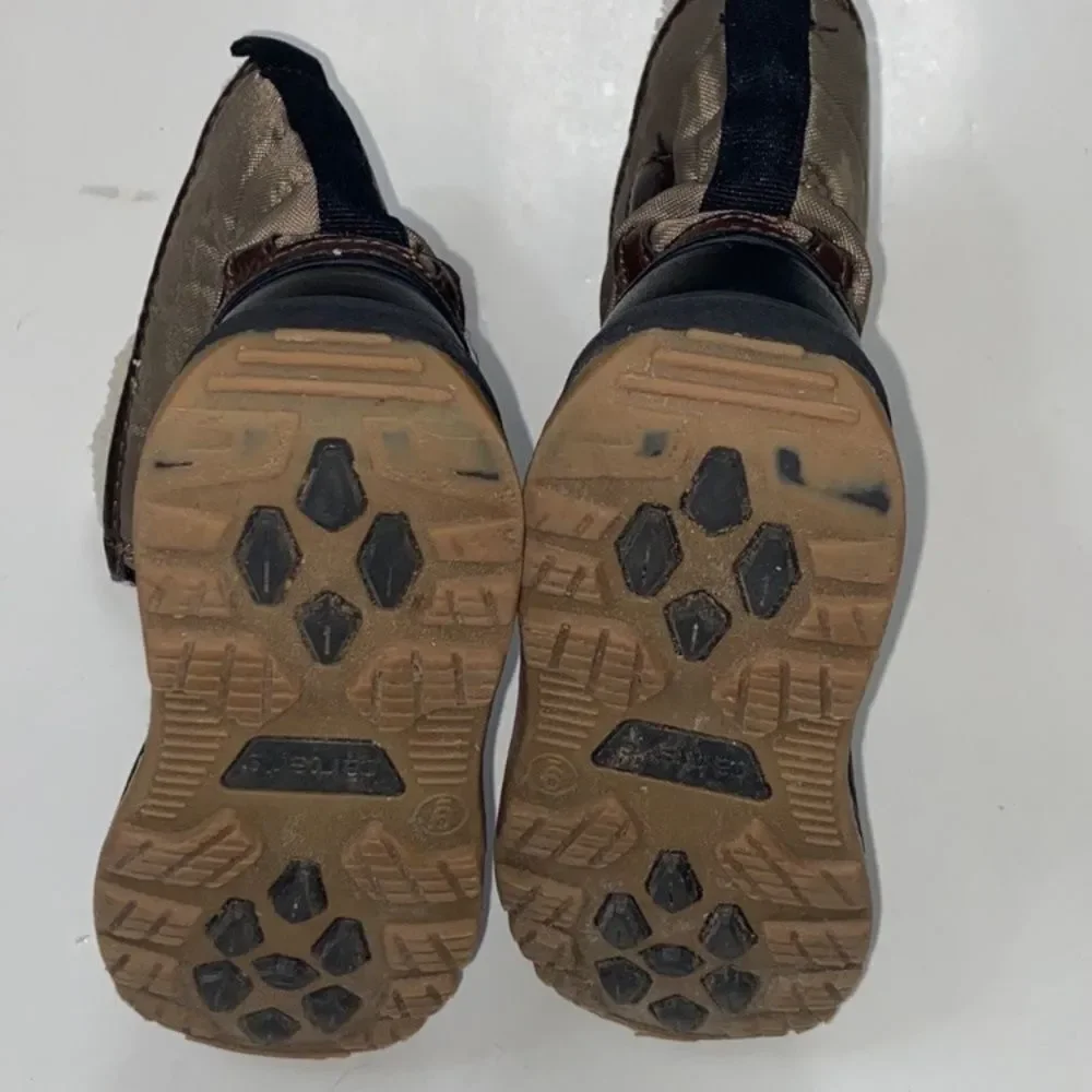 Carter's Kids' Black and Brown Winter Boots